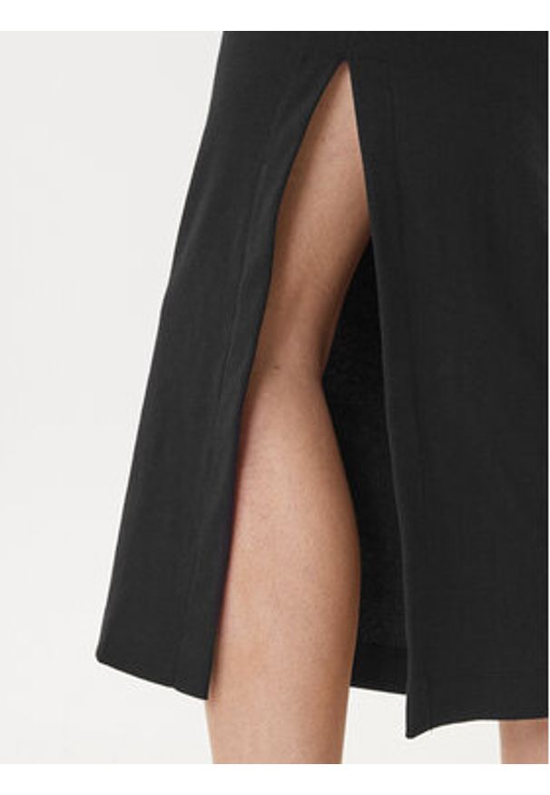 DKNY Sukienka codzienna DJ6D9189 Czarny Slim Fit. Okazja: na co dzień. Kolor: czarny. Materiał: bawełna. Typ sukienki: proste. Styl: casual