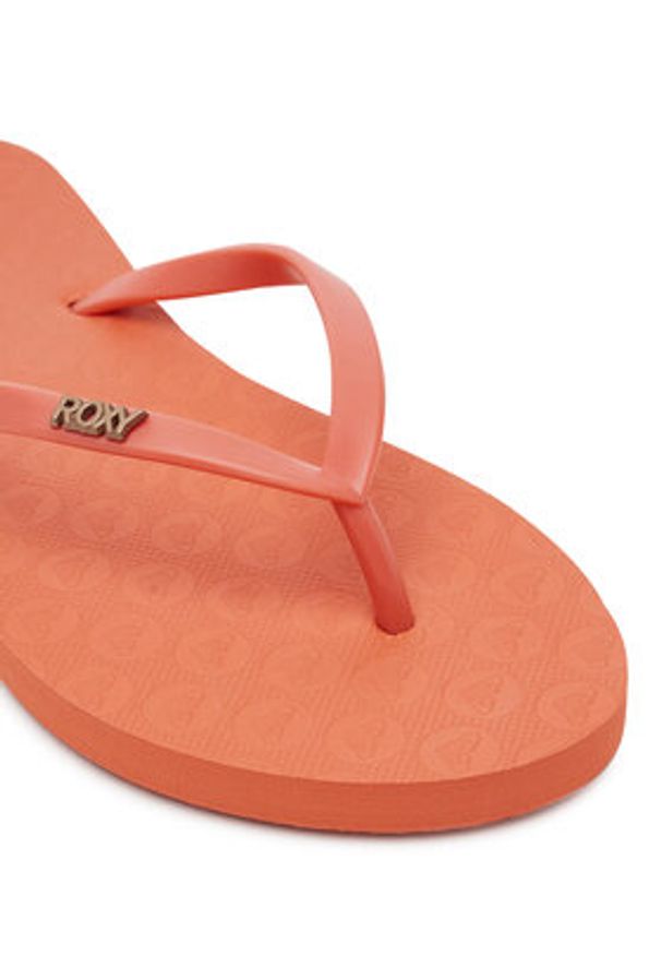 Roxy Japonki ARJL100663 Czerwony. Kolor: czerwony, pomarańczowy. Materiał: syntetyk
