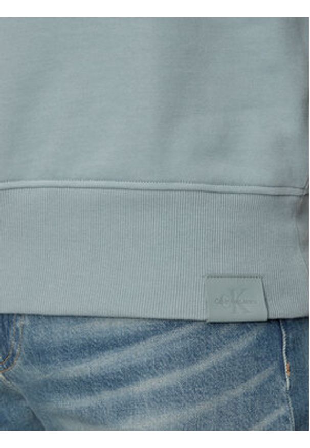 Calvin Klein Jeans Bluza J30J326748 Niebieski Regular Fit. Kolor: niebieski. Materiał: bawełna