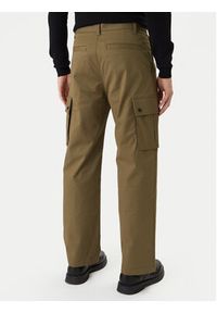 Hugo - HUGO Spodnie materiałowe Craysen 50553180 Zielony Straight Fit. Kolor: zielony. Materiał: bawełna #2