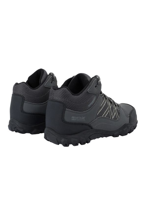 Regatta - Męskie Buty Trekkingowe Edgepoint Mid. Kolor: wielokolorowy, czarny, fioletowy, szary