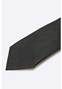Jack & Jones - Krawat. Kolor: czarny. Materiał: materiał. Wzór: gładki #2