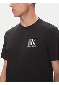 Calvin Klein T-Shirt Abstract Graphic LV04RC853G Czarny Regular Fit. Kolor: czarny. Materiał: bawełna