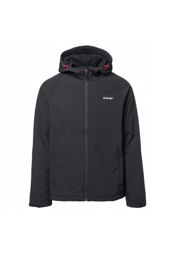 Kurtka męska Hi-tec Neti II softshell. Kolor: czarny. Materiał: syntetyk. Sport: turystyka piesza