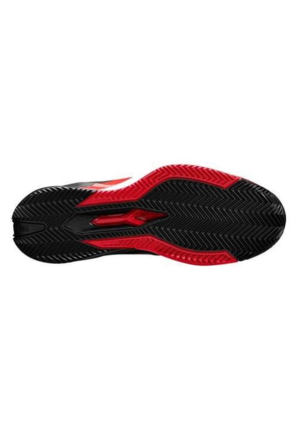 Buty do tenisa męskie Wilson Rush Pro 4.5 Clay. Kolor: czarny. Materiał: materiał, syntetyk. Szerokość cholewki: normalna. Sport: tenis