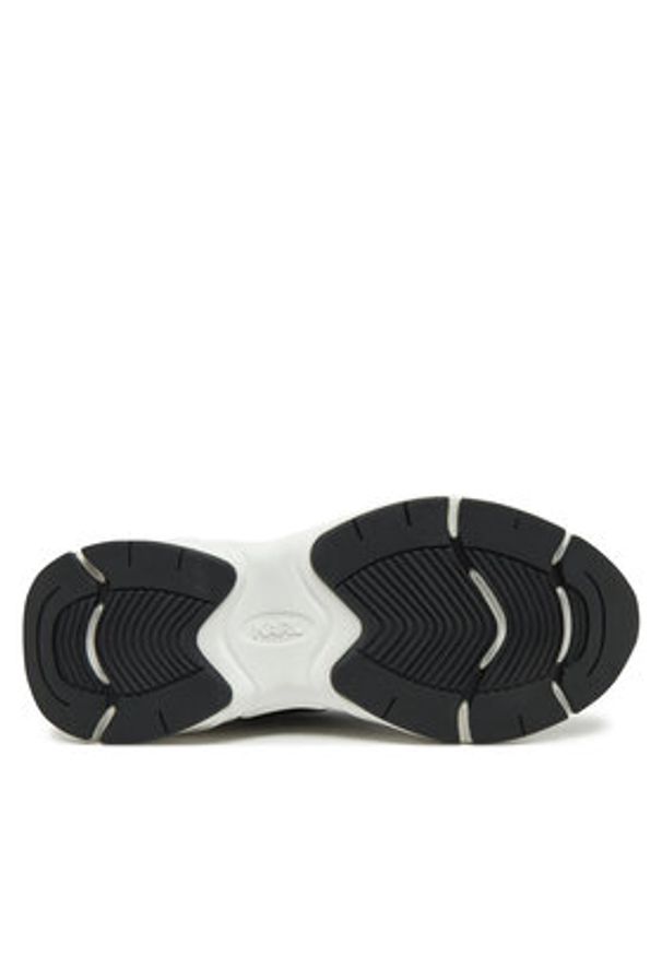 Karl Lagerfeld - KARL LAGERFELD Sneakersy Komet Wedge KL65724A Czarny. Kolor: czarny. Materiał: skóra