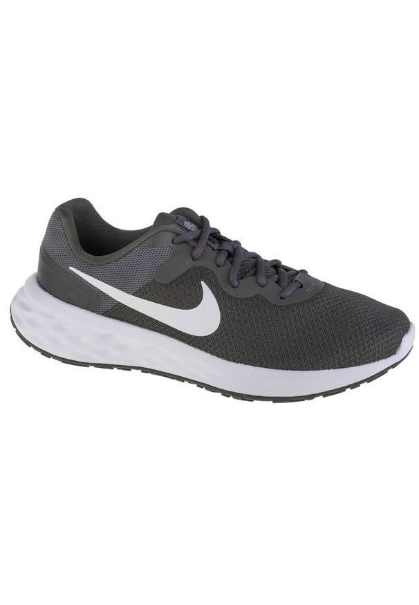 Buty do biegania Nike Revolution 6 Next Nature M DC3728-004 szare. Okazja: na co dzień. Kolor: szary. Materiał: syntetyk, materiał, guma. Szerokość cholewki: normalna. Model: Nike Revolution. Sport: bieganie