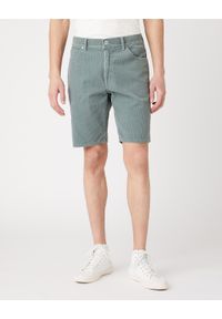 Wrangler - SPODENKI MĘSKIE WRANGLER CORDUROY SHORTS WREATH GREEN W14TZNG29