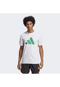 Adidas - Koszulka adidas Essentials Feelready Logo. Kolor: niebieski, wielokolorowy, biały. Materiał: materiał