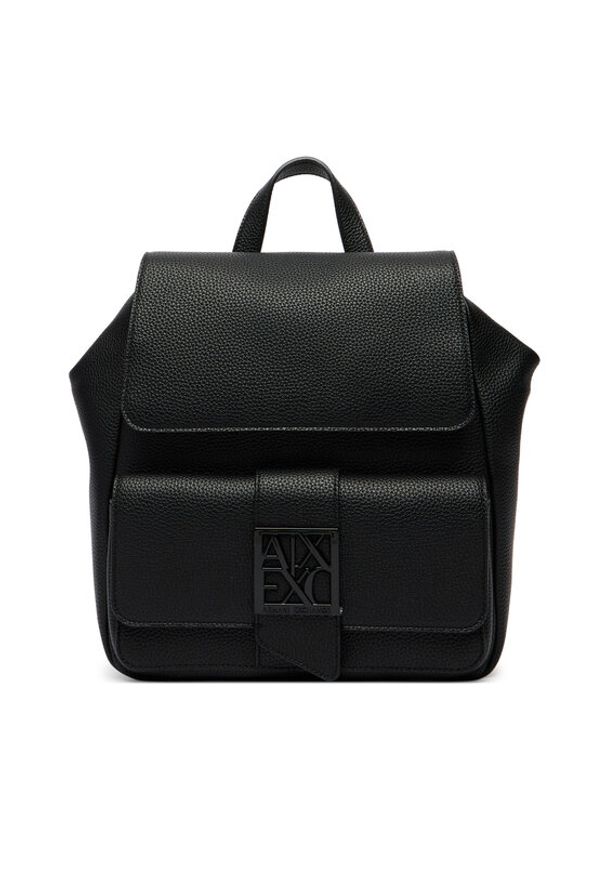Armani Exchange Plecak XW002591 AF11902 UC001 Czarny. Kolor: czarny. Materiał: skóra