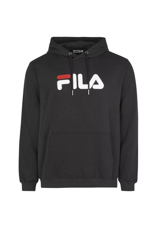 Fila Barumini Hoody, męska bluza. Typ kołnierza: kaptur. Kolor: czarny. Materiał: poliester, bawełna