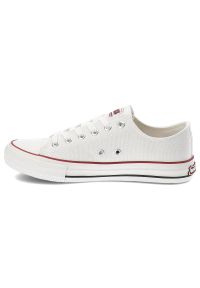 Big-Star - Białe Trampki Big Star Sportowe Obuwie Unisex. Kolor: biały. Materiał: materiał. Sezon: lato, wiosna. Styl: sportowy