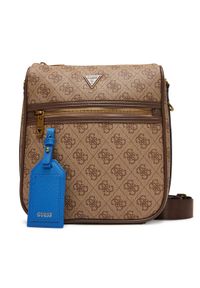 Guess Saszetka HMMILO P5417 Brązowy. Kolor: brązowy. Materiał: skóra