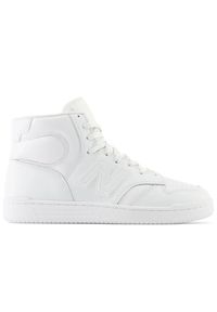 Buty New Balance BB480COC - białe. Okazja: na co dzień. Kolor: biały. Materiał: skóra, materiał, syntetyk. Szerokość cholewki: normalna. Sport: turystyka piesza #1