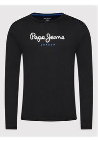 Pepe Jeans Longsleeve Eggo PM508209 Czarny Regular Fit. Kolor: czarny. Materiał: bawełna. Długość rękawa: długi rękaw #2