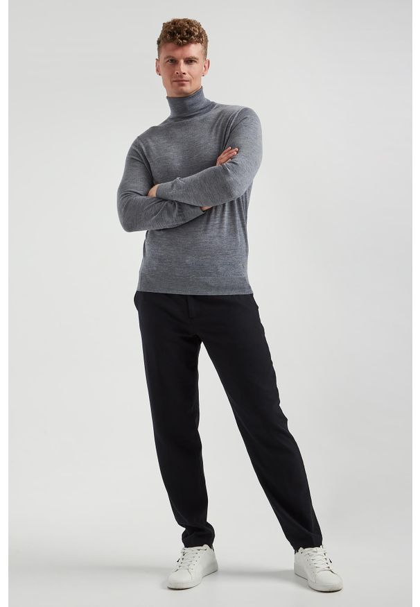 Liu Jo - Golf męski bawełniany LIU JO. Typ kołnierza: golf. Materiał: bawełna