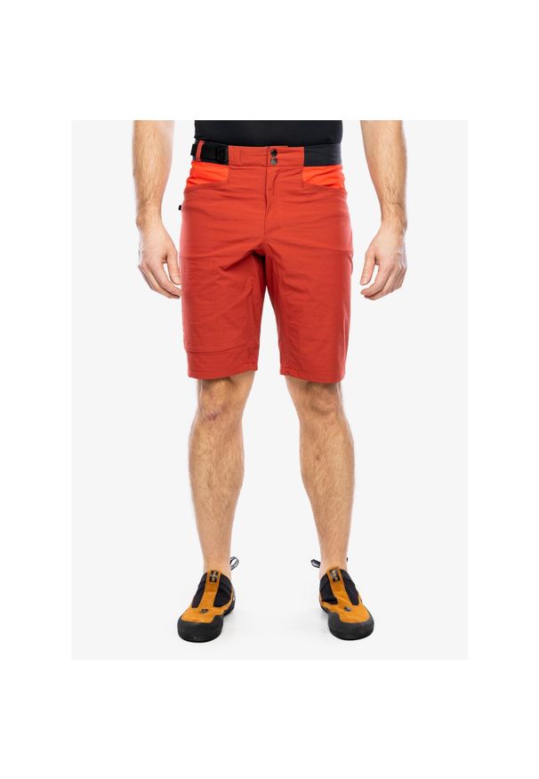 Haglöfs - Spodenki wspinaczkowe męskie Haglofs ROC Spitz Shorts. Kolor: czerwony. Długość: krótkie. Sezon: lato