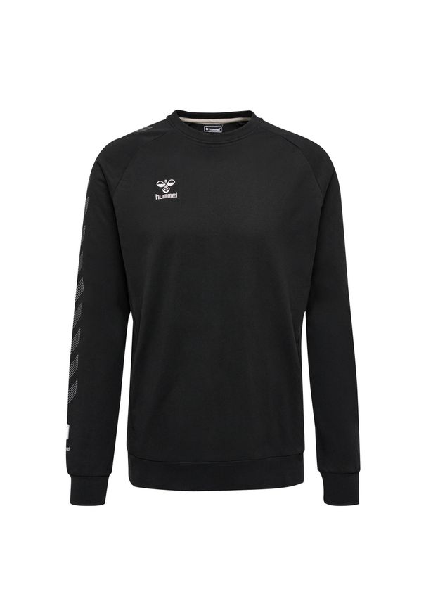 Bluza piłkarska męska Hummel Move Grid bawełniana. Kolor: czarny. Materiał: bawełna. Sport: piłka nożna
