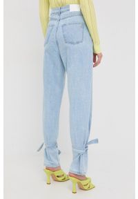 Silvian Heach jeansy damskie high waist. Stan: podwyższony. Kolor: niebieski #5