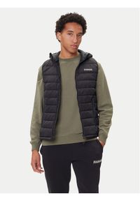 Napapijri Bezrękawnik A-Gesar V NP0A88U4 Czarny Regular Fit. Kolor: czarny. Materiał: syntetyk. Długość rękawa: bez rękawów #1