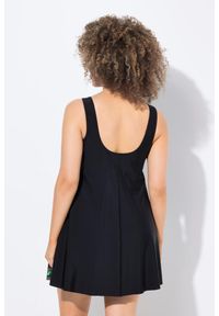 ULLA POPKEN - Damska Sukienka Kąpielowa papugi miękkie miseczki Powermesh. Kolekcja: plus size. Kolor: czarny. Materiał: poliamid, materiał, elastan #2