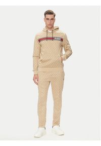 Guess Bluza New Korbin Z4BQ30 FL04Q Beżowy Regular Fit. Kolor: beżowy. Materiał: syntetyk #4