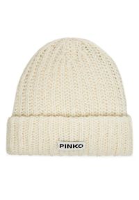 Pinko - PINKO Czapka 105989 A2Z2 Écru. Kolor: kremowy. Materiał: poliester #1