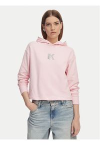 Karl Lagerfeld Jeans Bluza B2W20037 Różowy jasny Regular Fit. Kolor: różowy. Materiał: bawełna #1