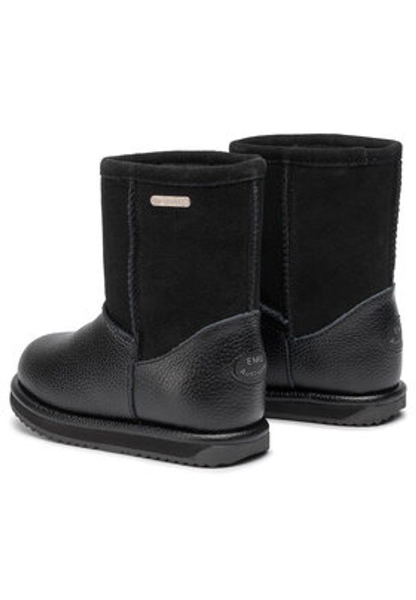 EMU Australia Śniegowce Trigg K12169 Czarny. Kolor: czarny. Materiał: zamsz, skóra