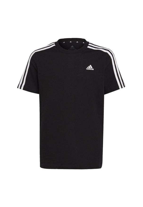 Adidas - Essentials 3-Stripes Cotton Tee. Kolor: biały, czarny, wielokolorowy