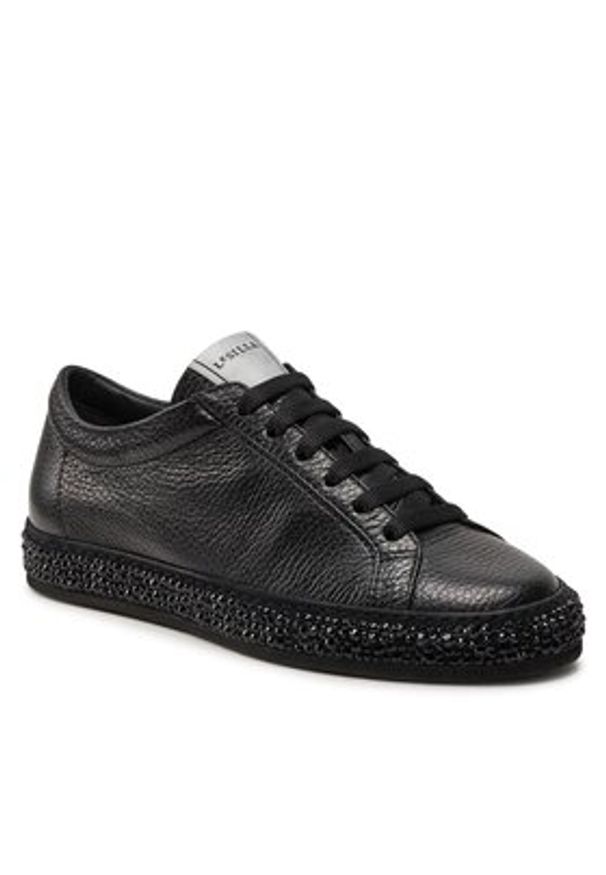 LE SILLA - Le Silla Sneakersy Andrea Buks 1616S020M1PPBUK Czarny. Kolor: czarny. Materiał: skóra
