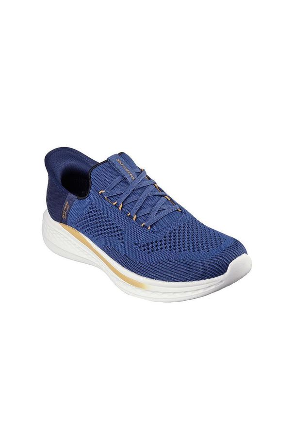 skechers - Buty sportowe męskie Skechers Slade. Kolor: niebieski