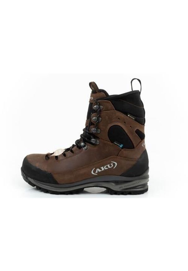 Buty trekkingowe męskie Aku Superalp Therm200 Gore-tex. Wysokość cholewki: za kostkę. Zapięcie: sznurówki. Kolor: brązowy. Technologia: Gore-Tex. Sport: turystyka piesza