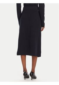 BOSS Spódnica midi Feliora 50542878 Granatowy Regular Fit. Kolor: niebieski. Materiał: wiskoza #4