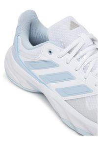 Adidas - adidas Buty do tenisa Courtjam Control 3 KI3443 Biały. Kolor: biały. Materiał: materiał. Sport: tenis #4