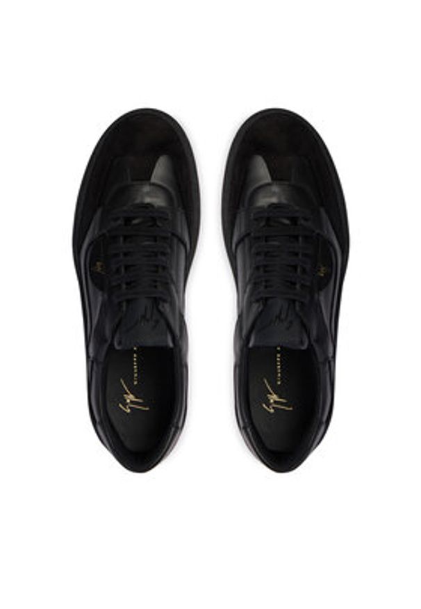 Giuseppe Zanotti Sneakersy RU50013/001 Czarny. Kolor: czarny. Materiał: skóra