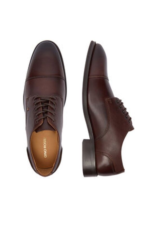 Gino Rossi Półbuty EO-MARTINO-02 125AM Brązowy. Kolor: brązowy. Materiał: skóra