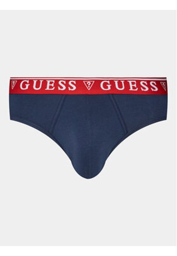 Guess Komplet 3 par slipów U97G00 KCD31 Szary. Kolor: szary. Materiał: bawełna