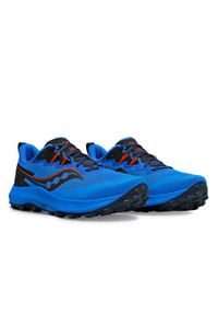 Buty do biegania męskie Saucony Peregrine 14. Kolor: niebieski. Materiał: materiał, syntetyk. Szerokość cholewki: normalna