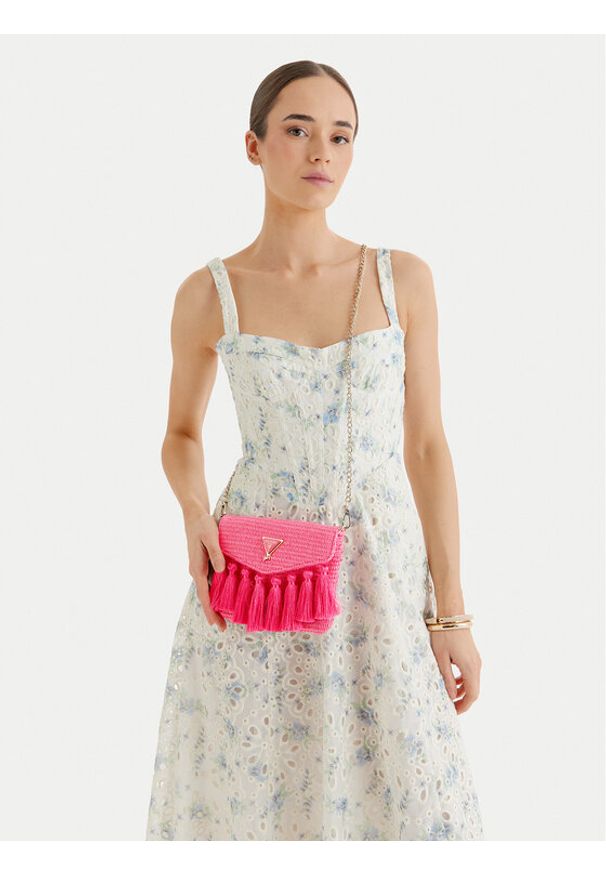 Guess Torebka J6GZ17 WO680 Różowy. Kolor: różowy
