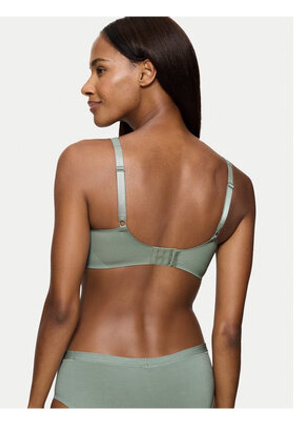 Triumph Biustonosz bezfiszbinowy True Shape Sensation 10218244 Zielony. Kolor: zielony. Materiał: syntetyk