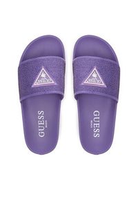 Guess Klapki E4GZ25 BB00F Fioletowy. Kolor: fioletowy. Materiał: syntetyk #5