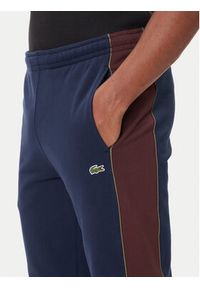 Lacoste Spodnie dresowe XH5923 Granatowy Regular Fit. Kolor: niebieski. Materiał: bawełna #4