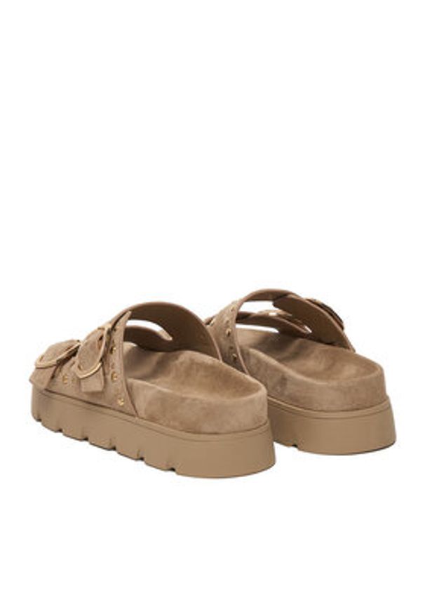 DeeZee Klapki CEO-HY35011-1 Beżowy. Kolor: beżowy. Materiał: materiał