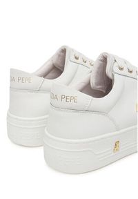Patrizia Pepe Sneakersy PPJ909.27 Biały. Kolor: biały. Materiał: skóra #6