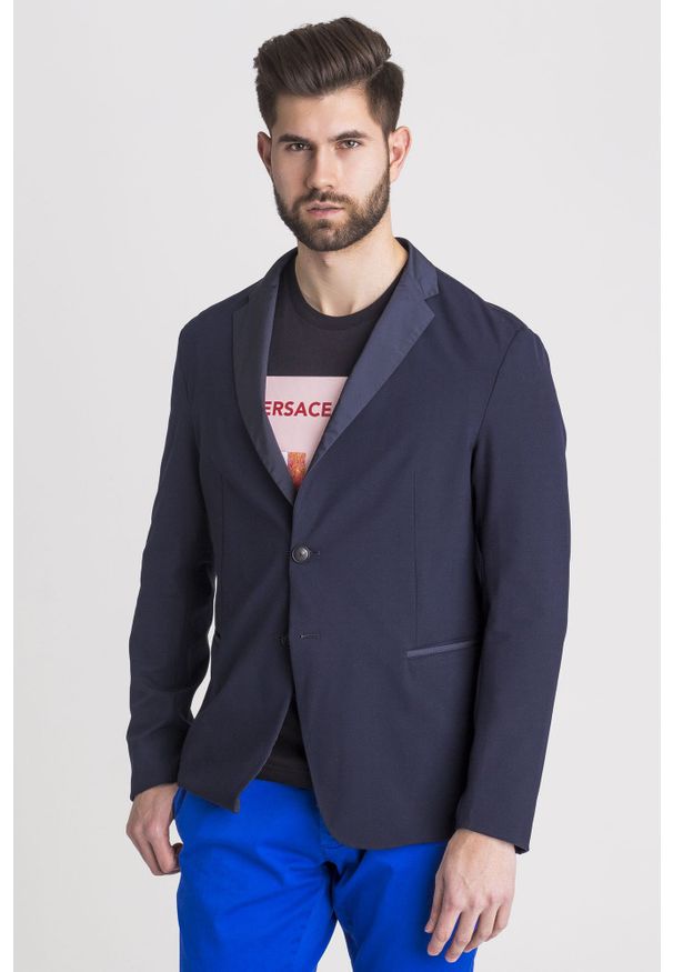 Marynarka Emporio Armani z klasycznym kołnierzykiem, klasyczna