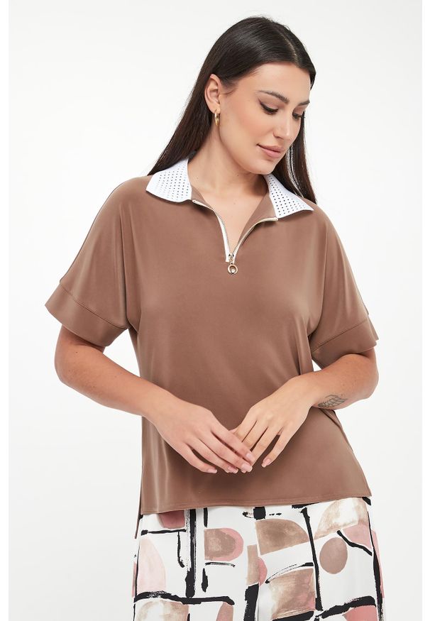 Joseph Ribkoff - Bluzka damska polo JOSEPH RIBKOFF. Typ kołnierza: polo