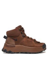 Nike Sneakersy City Classic Boot DQ5601 200 Brązowy. Kolor: brązowy. Materiał: zamsz, skóra