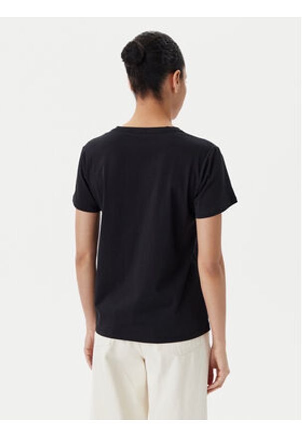 Liu Jo T-Shirt TA5172 JS923 Czarny Regular Fit. Kolor: czarny. Materiał: bawełna