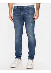 Karl Lagerfeld - KARL LAGERFELD Jeansy 265801 551832 Granatowy Slim Fit. Kolor: niebieski